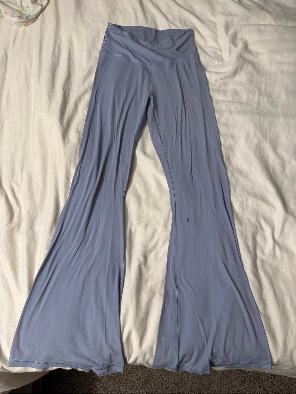 Aerie Offline Light Blue Flared Yoga Pants - Picture 2 of 7